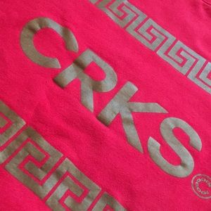 Used condition Faded red Crooks & Castle Medium